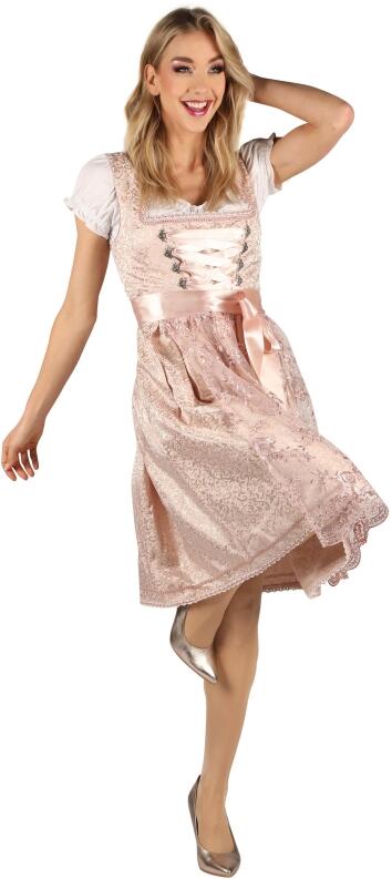 Thetru Oktoberfest Karneval Damen Dirndl Valentina rosa