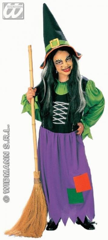 Karneval Halloween Mädchen Kostüm Hexe