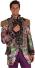 Thetru Karneval Herren Kostüm Jacke Frack Carnevale Fiesta lila