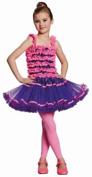 Karneval Mädchen Kostüm Ballerina lila-pink