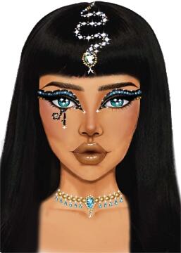 Leg Avenue Jewel-Sticker Gesicht Cleopatra