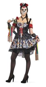 Limit Karneval Halloween Damen Kostüm Tag der Toten