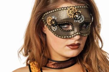 Wilbers Karneval Maske Steampunk