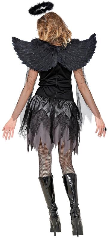 Karneval Halloween Damen Kostüm Dunkler Engel