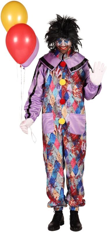 Thetru Karneval Halloween Herren Kostüm Böser Clown August