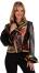 Thetru Karneval Damen Kost&uuml;m Jacke Patchwork Fiesta