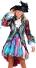 Thetru Karneval Damen Kostüm Jacke Global Paint