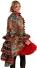 Thetru Karneval Damen Kostüm Jacke Frack Carnevale Fiesta rot