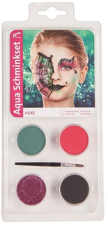 Karneval Aqua Kinder Schmink Set Hexe