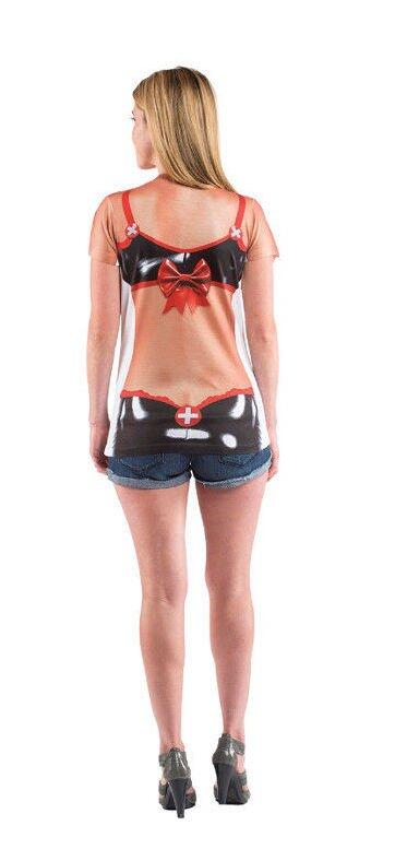 Limit Karneval Fun Shirt Party-Shirt Krankenschwester