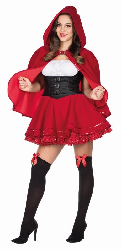 Karneval Damen Kostüm Rotkäppchen