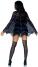 Leg Avenue Karneval Halloween Poncho Strass Spinne