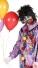Thetru Karneval Halloween Herren Kostüm Böser Clown August