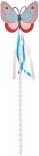 Karneval Zauberstab Feenstab Glitzer-Schmetterling