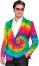 Party Jackett Batik neon Tie-Dye bunt
