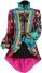 Thetru Karneval Damen Kostüm Jacke Global Paint