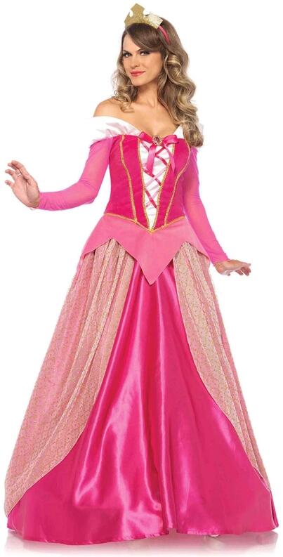 Leg Avenue Karneval Damen Kostüm Prinzessin Aurora rosa