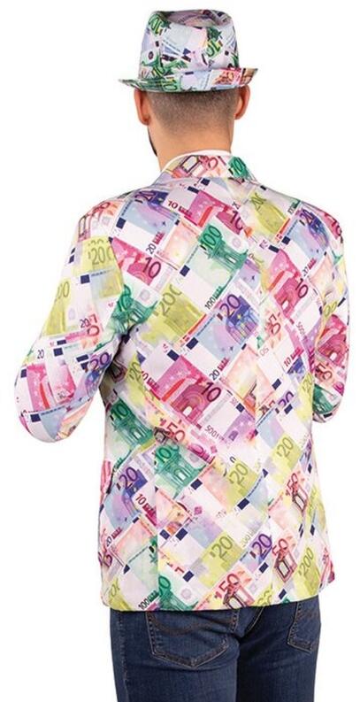 Karneval Herren Kostüm Jacke Euro