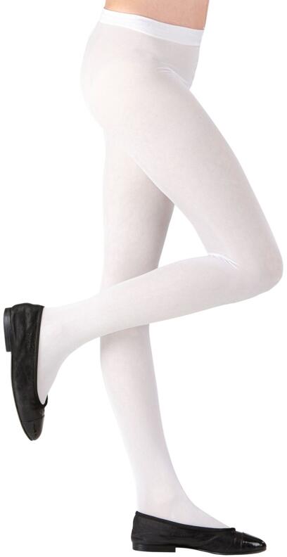 Karneval Halloween Kinder Strumpfhose weiß