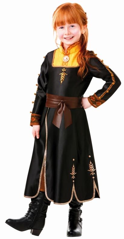 Disney Karneval Mädchen Kostüm Anna Frozen 2 Premium