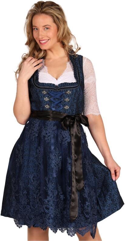 Thetru Oktoberfest Damen Dirndl Lia blau