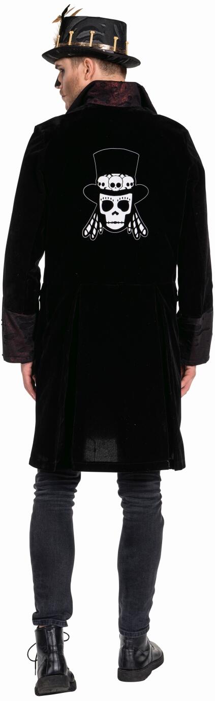 Karneval Halloween Herren Kostüm Jacke Mantel Voodoo