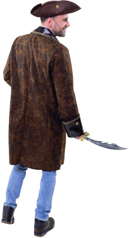 Karneval Herren Kostüm Mantel Pirat Noblesse hinten