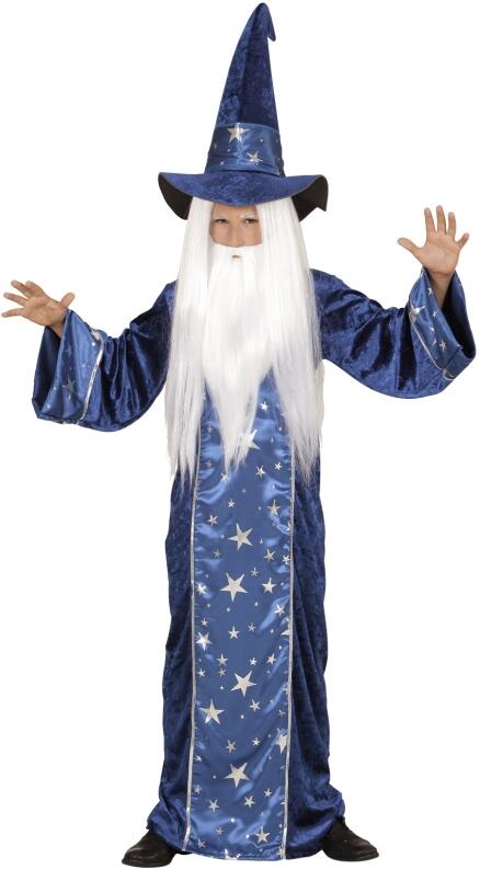 Karneval Halloween Jungen Kostüm Zauberer Fantasy