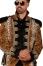 Thetru Karneval Herren Kost&uuml;m Jacke Frack Panther King Leo