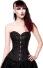 Ocultica Karneval Damen Corsage schwarz