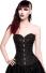 Ocultica Karneval Damen Corsage schwarz