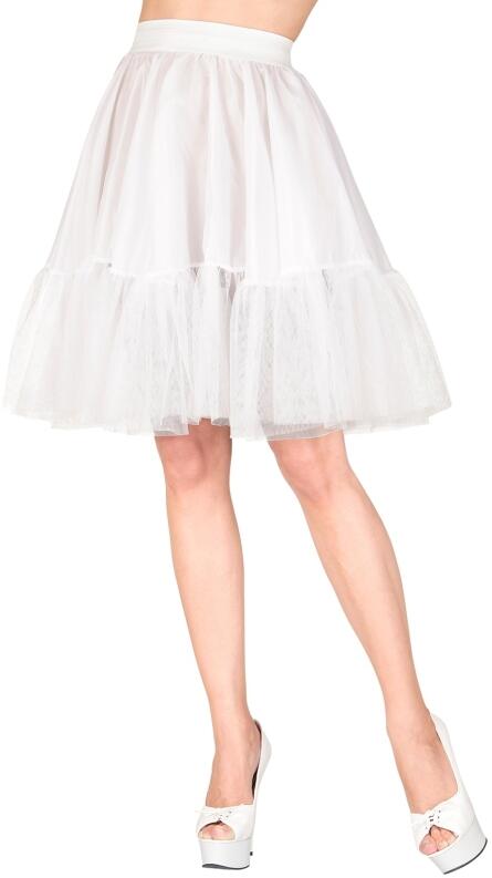 Widmann Karneval Damen Unterrock weiß