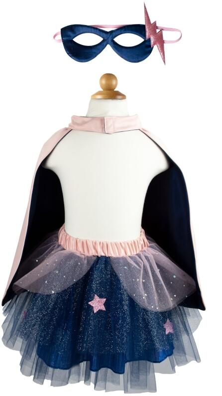 Karneval Mädchen Kostüm Super-Duper blau