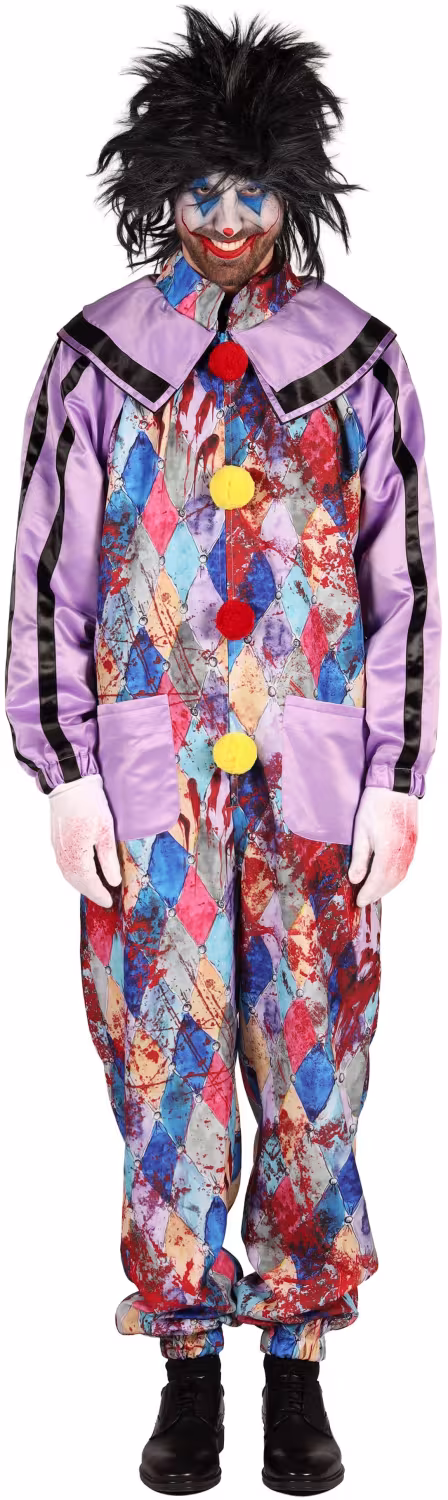 Thetru Karneval Halloween Herren Kostüm Böser Clown August
