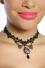 Karneval Halloween Halsband Kette Gothic Collier