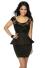 Party Damen Kleid Vintage mit Spitze