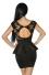 Party Damen Kleid Vintage mit Spitze