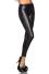 Damen Wetlook Leggings Floral