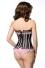 Karneval Damen Corsage Burlesque schwarz rosa