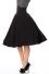 Belsira Tellerrock midi schwarz