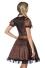 Oktoberfest Dirndl Kleid Jacquard braun