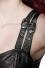 Ocultica Karneval Damen Corsage Jacquard schwarz