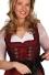 Thetru Oktoberfest Damen Dirndl Lia rot