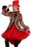 Thetru Karneval Damen Kostüm Jacke Frack Carnevale Fiesta rot