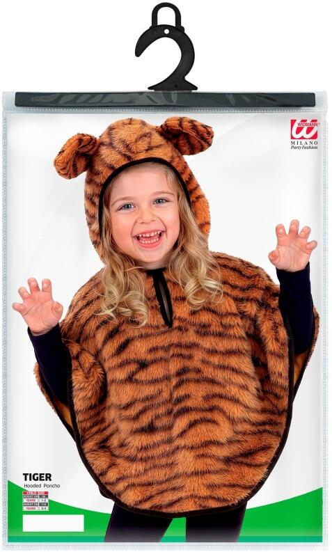Widmann Karneval Kinder Kostüm Tiger Poncho Verpackung