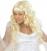 Karneval Damen Langhaar Per&uuml;cke Angelica blond