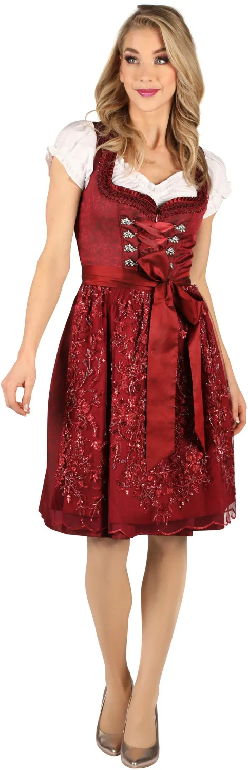Thetru Oktoberfest Damen Dirndl Michaela rot