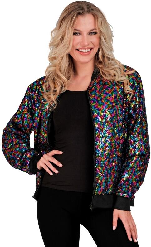Widmann Party Fashion Blouson Pailletten bunt