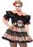 Leg Avenue Karneval Damen Kostüm Day Of The Dead Doll - 1X-2X entspricht Größe 42/44
