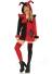 Karneval Halloween Damen Kostüm Harlekin Fleece